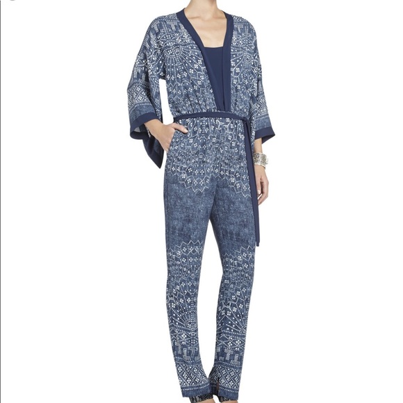 NWT Bcbgmaxazria Rayan Kimono Jumpsuit - Picture 3 of 3